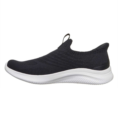 Navy - Back - Skechers Womens-Ladies Ultra Flex Flat Trainers