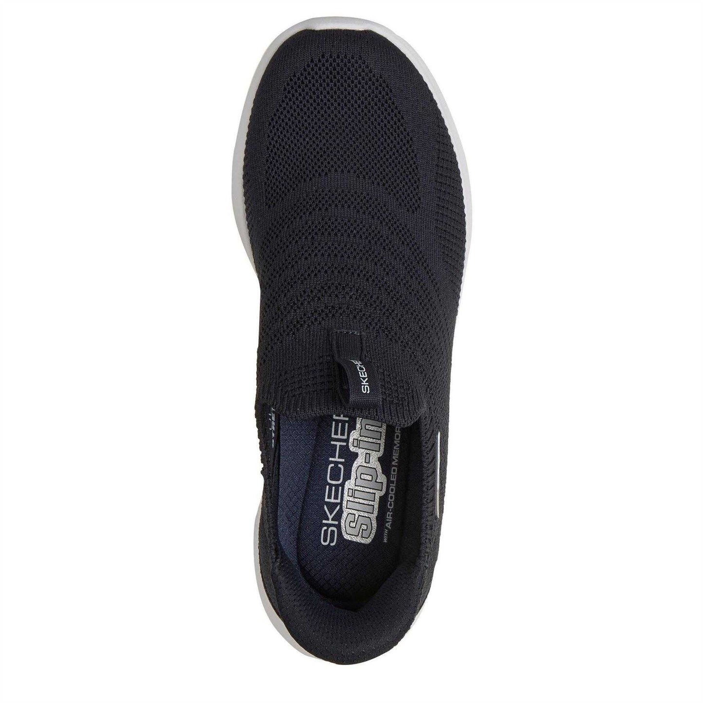 Navy - Lifestyle - Skechers Womens-Ladies Ultra Flex Flat Trainers