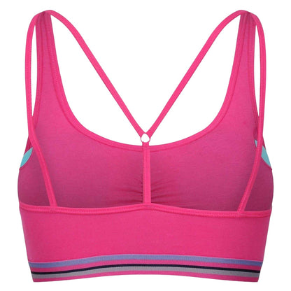 Pink - Back - Reebok Womens-Ladies Jackie Sports Bra