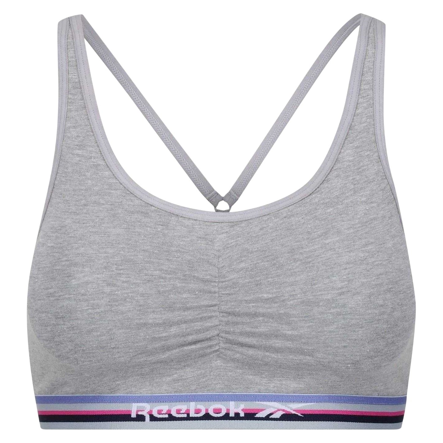 Grey Marl Marl - Front - Reebok Womens-Ladies Jackie Sports Bra