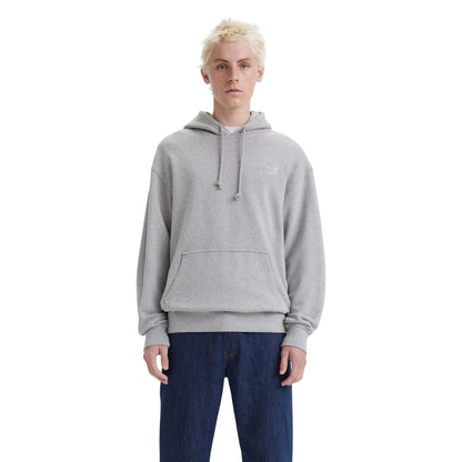 Grey Marl - Side - Levis Mens Graphic Relaxed Fit Hoodie