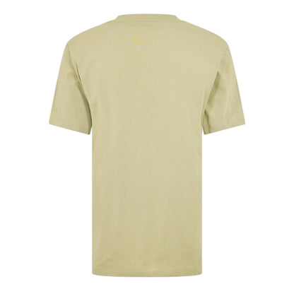 Green - Back - Hugo Mens Dulivio Contrast Logo T-Shirt
