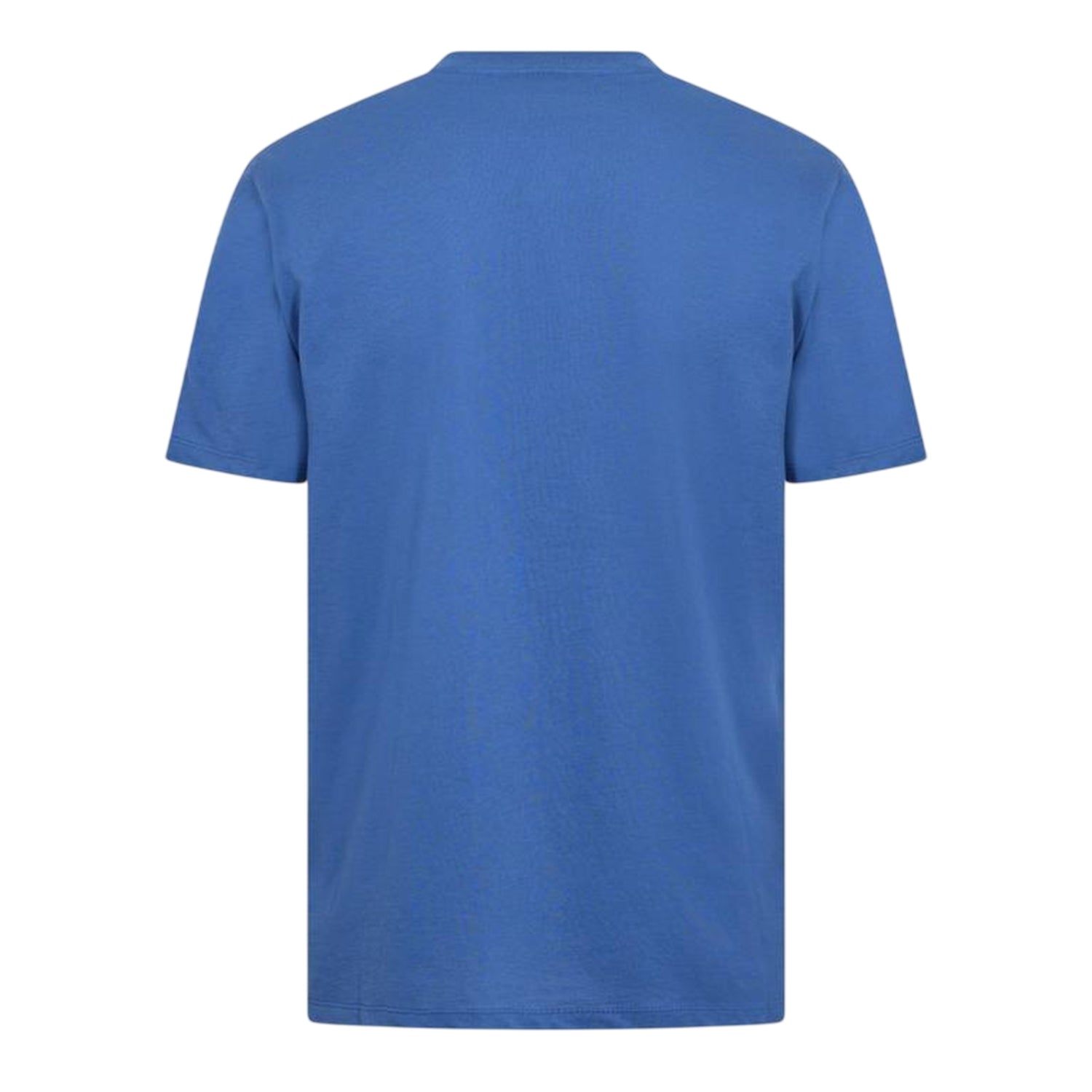 Medium Blue - Back - Hugo Mens Dulivio Contrast Logo T-Shirt