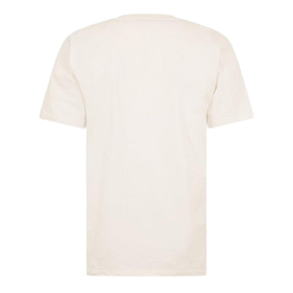 Natural - Back - Hugo Mens Dulivio Contrast Logo T-Shirt
