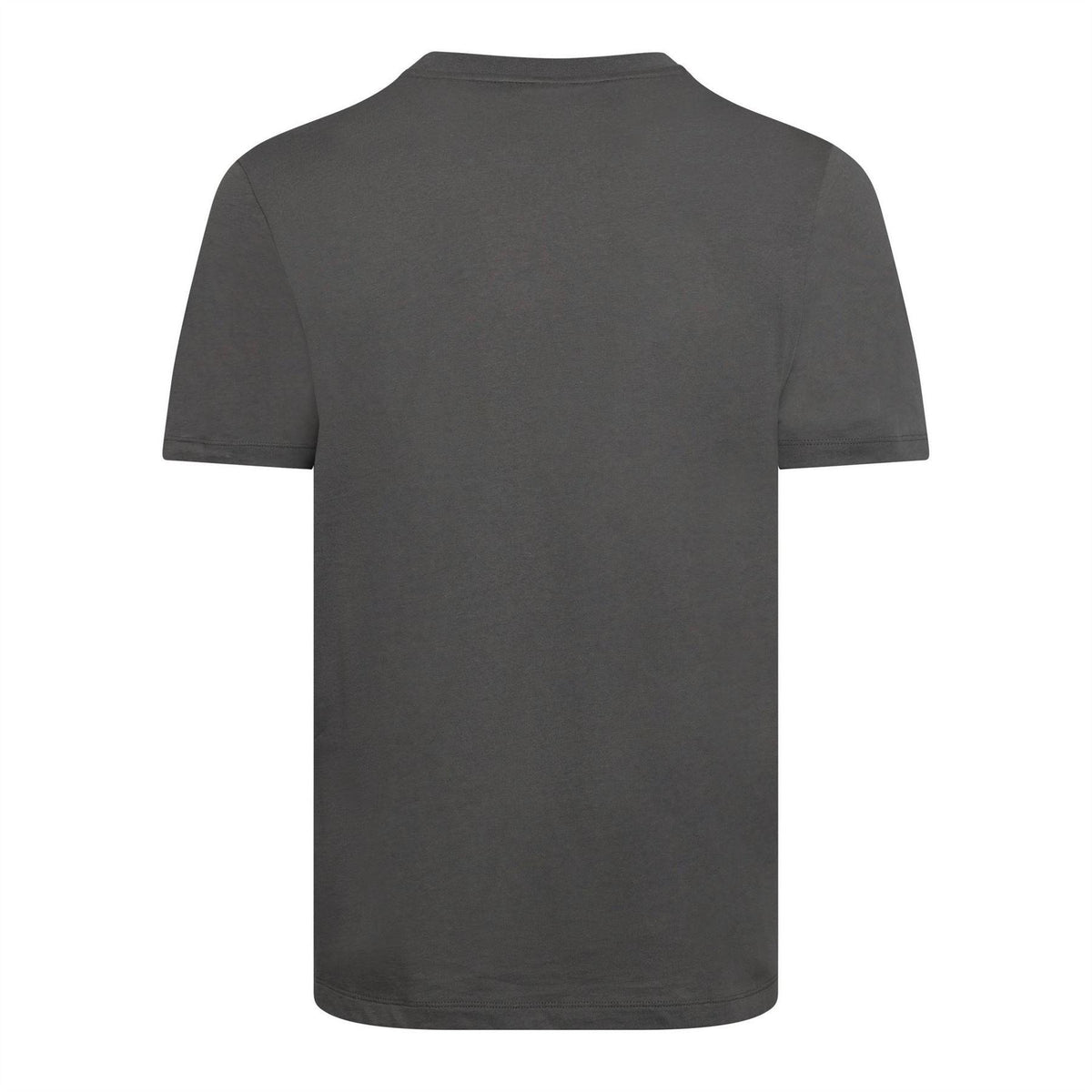 Dark Grey - Back - Hugo Mens Dulivio Contrast Logo T-Shirt