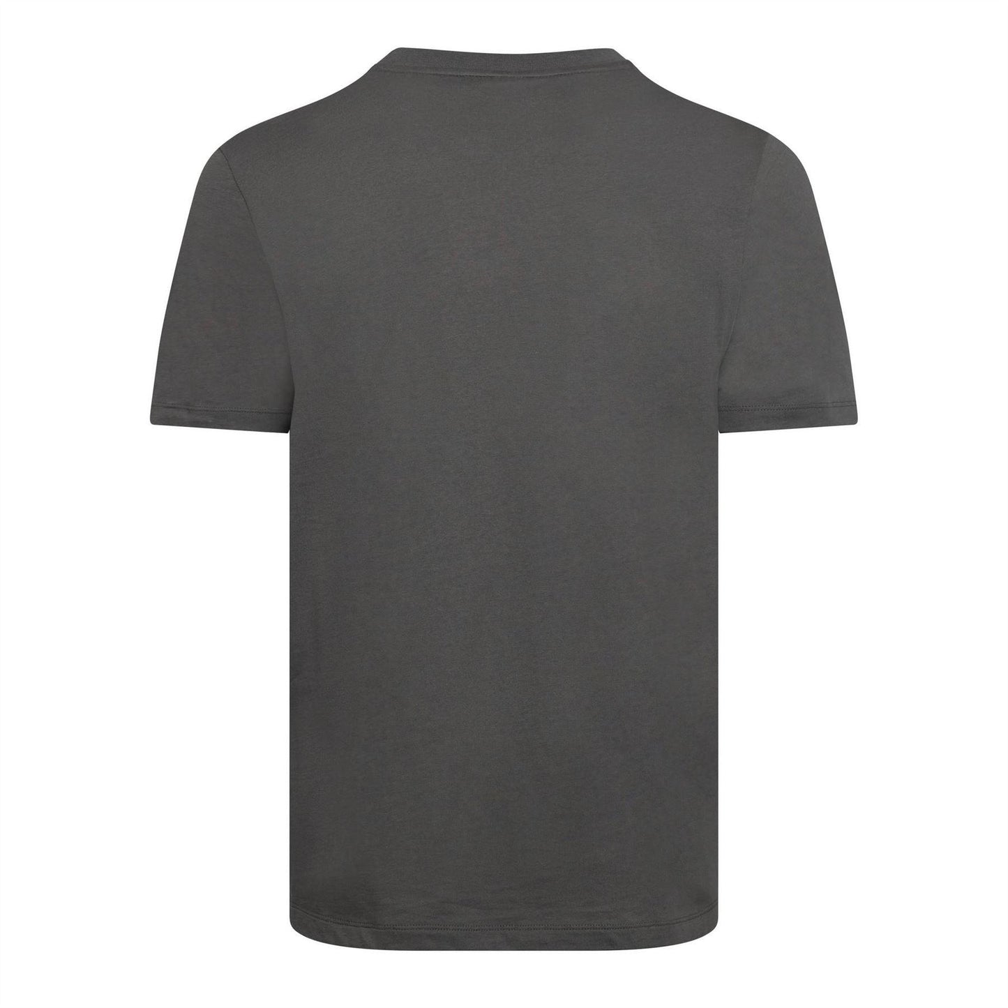 Dark Grey - Back - Hugo Mens Dulivio Contrast Logo T-Shirt