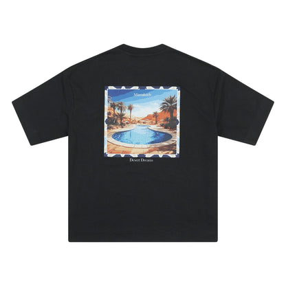 Black - Back - Rose London Mens Desert Dreams T-Shirt