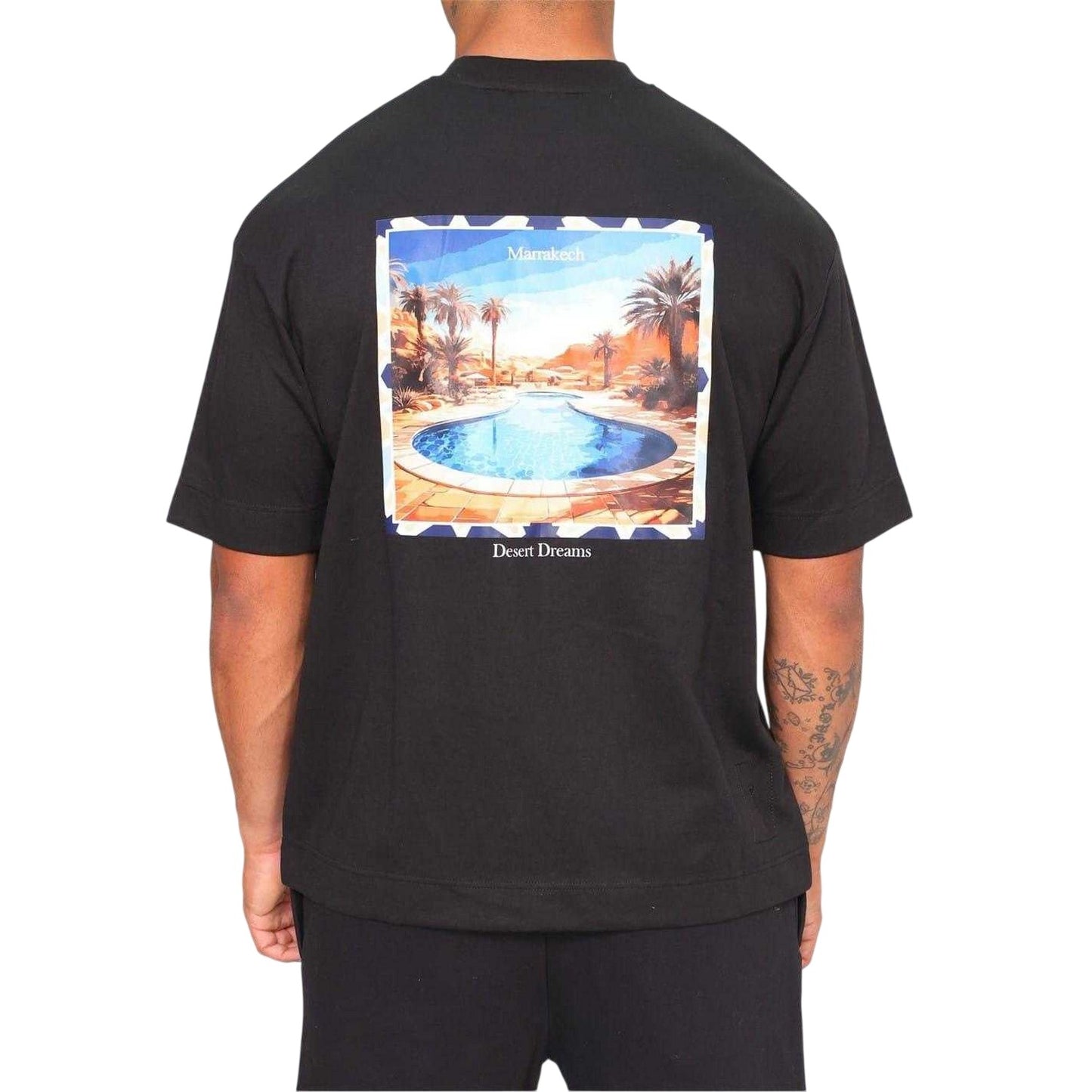 Black - Lifestyle - Rose London Mens Desert Dreams T-Shirt