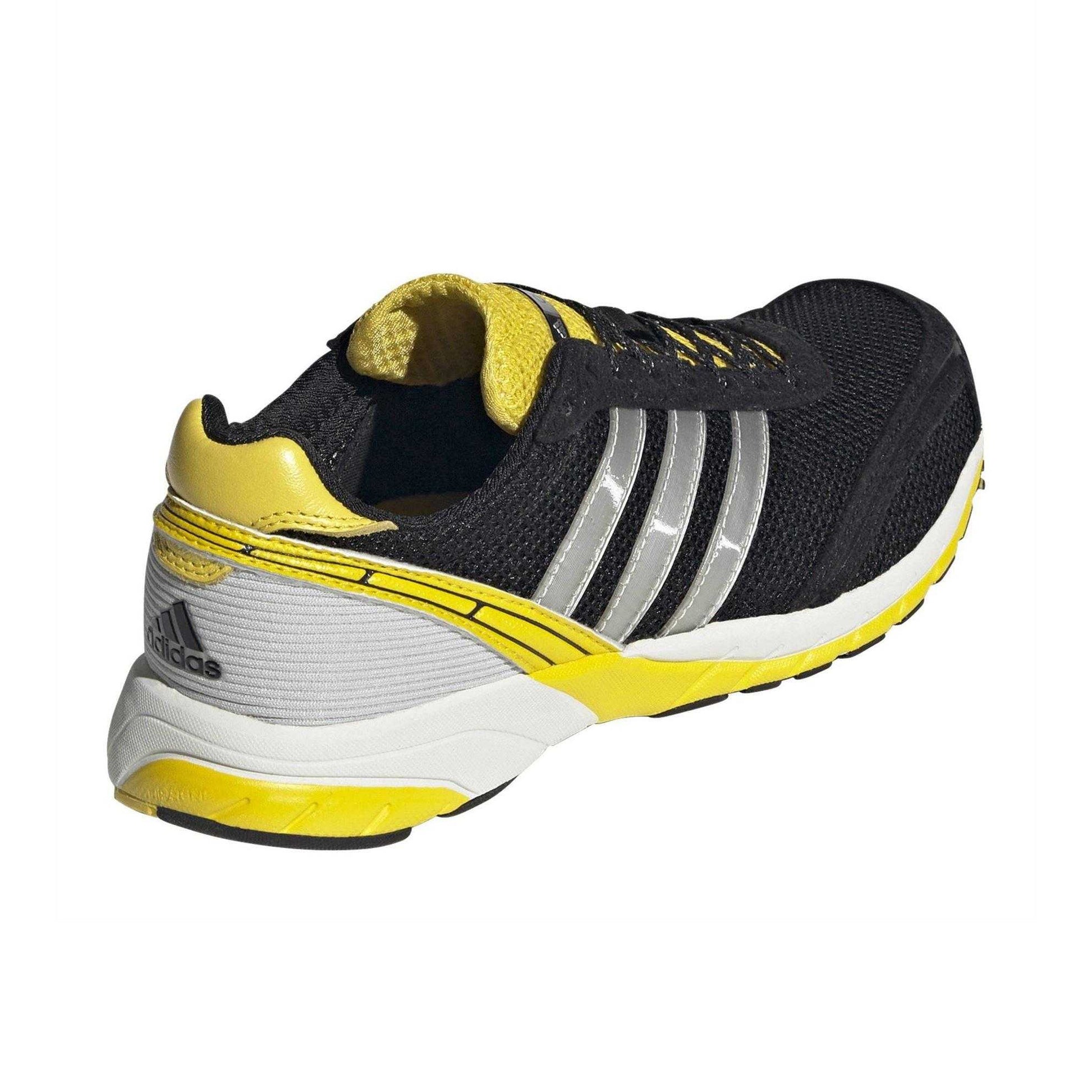 Core Black - Back - Adios Womens-Ladies 3 Stripes Mesh Trainers
