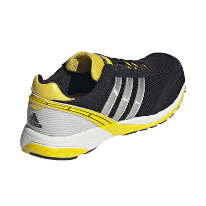 Core Black - Back - Adios Womens-Ladies 3 Stripes Mesh Trainers