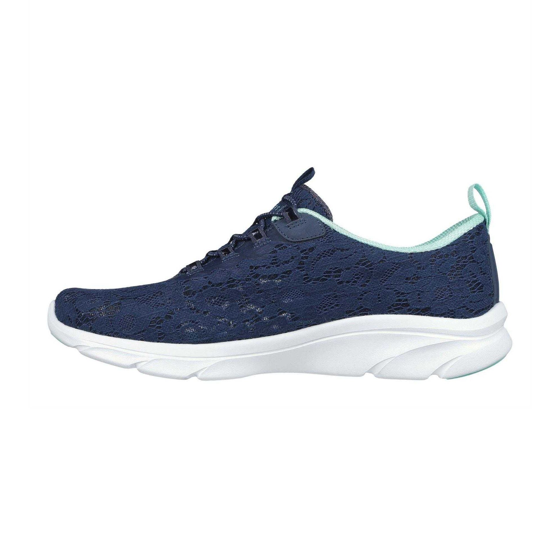 Multicoloured - Back - Skechers Womens-Ladies D´Lux Trainers