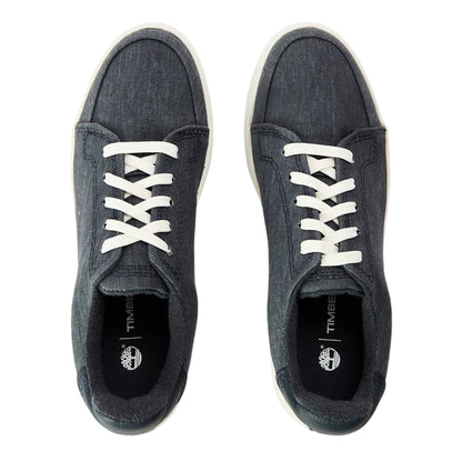 Dark Blue - Side - Timberland Womens-Ladies Emerson Street Canvas Flat Shoes