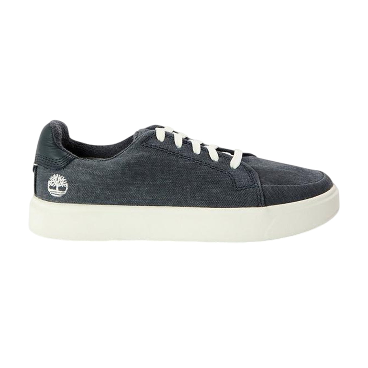 Dark Blue - Front - Timberland Womens-Ladies Emerson Street Canvas Flat Shoes