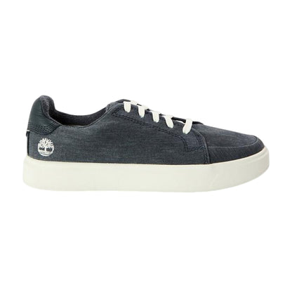Dark Blue - Front - Timberland Womens-Ladies Emerson Street Canvas Flat Shoes