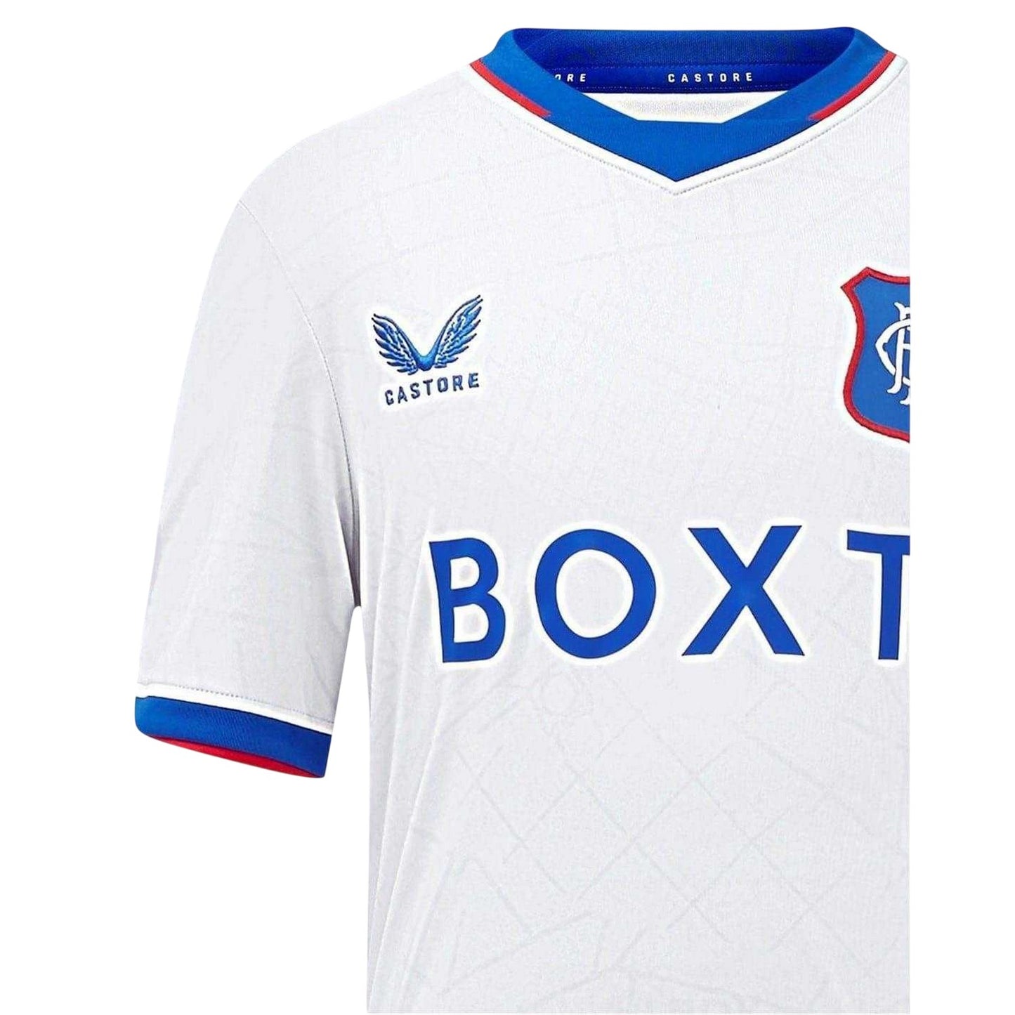 Grey-Blue - Side - Castore Childrens-Kids 2024 2025 Rangers FC Away Jersey