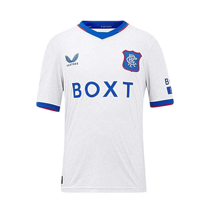Grey-Blue - Front - Castore Childrens-Kids 2024 2025 Rangers FC Away Jersey