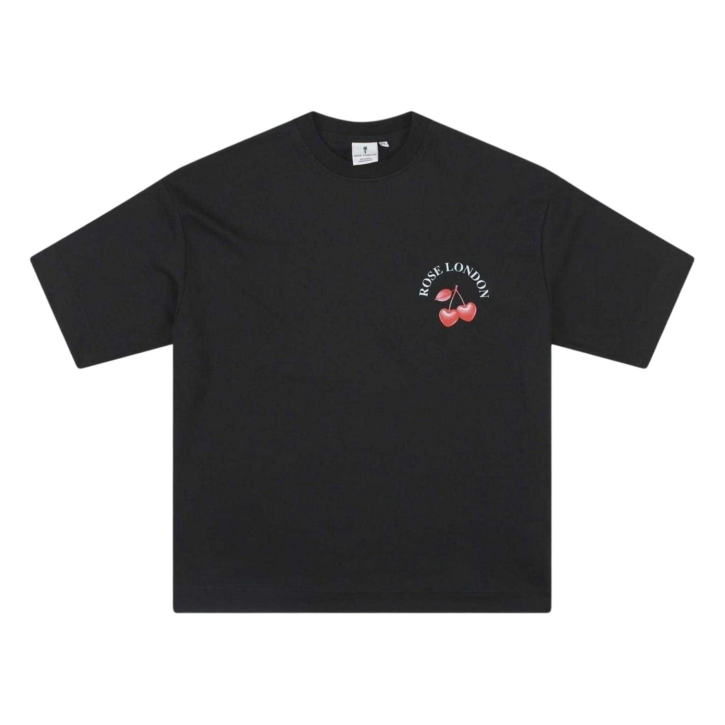 Black - Front - London Mens Cherry T-Shirt