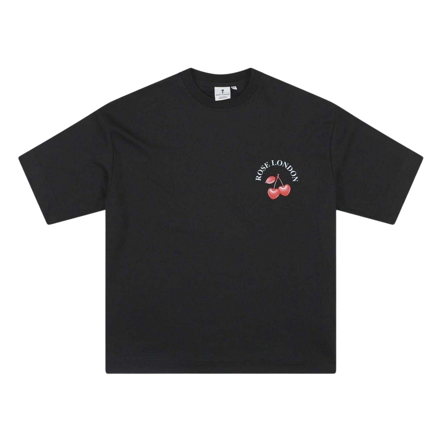 Black - Front - London Mens Cherry T-Shirt