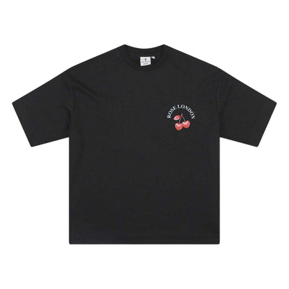 Black - Front - London Mens Cherry T-Shirt