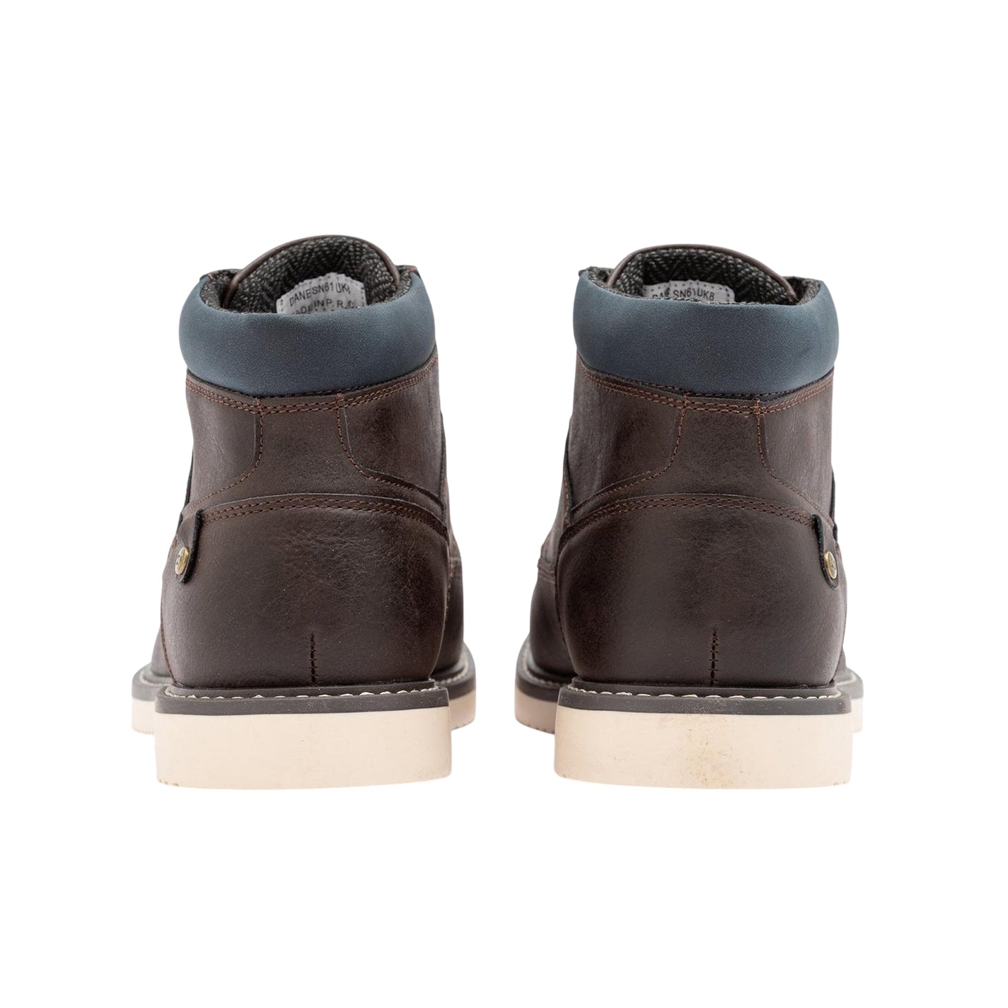 Brown - Back - Nicholas Deakins Mens Dane Hiking Boots