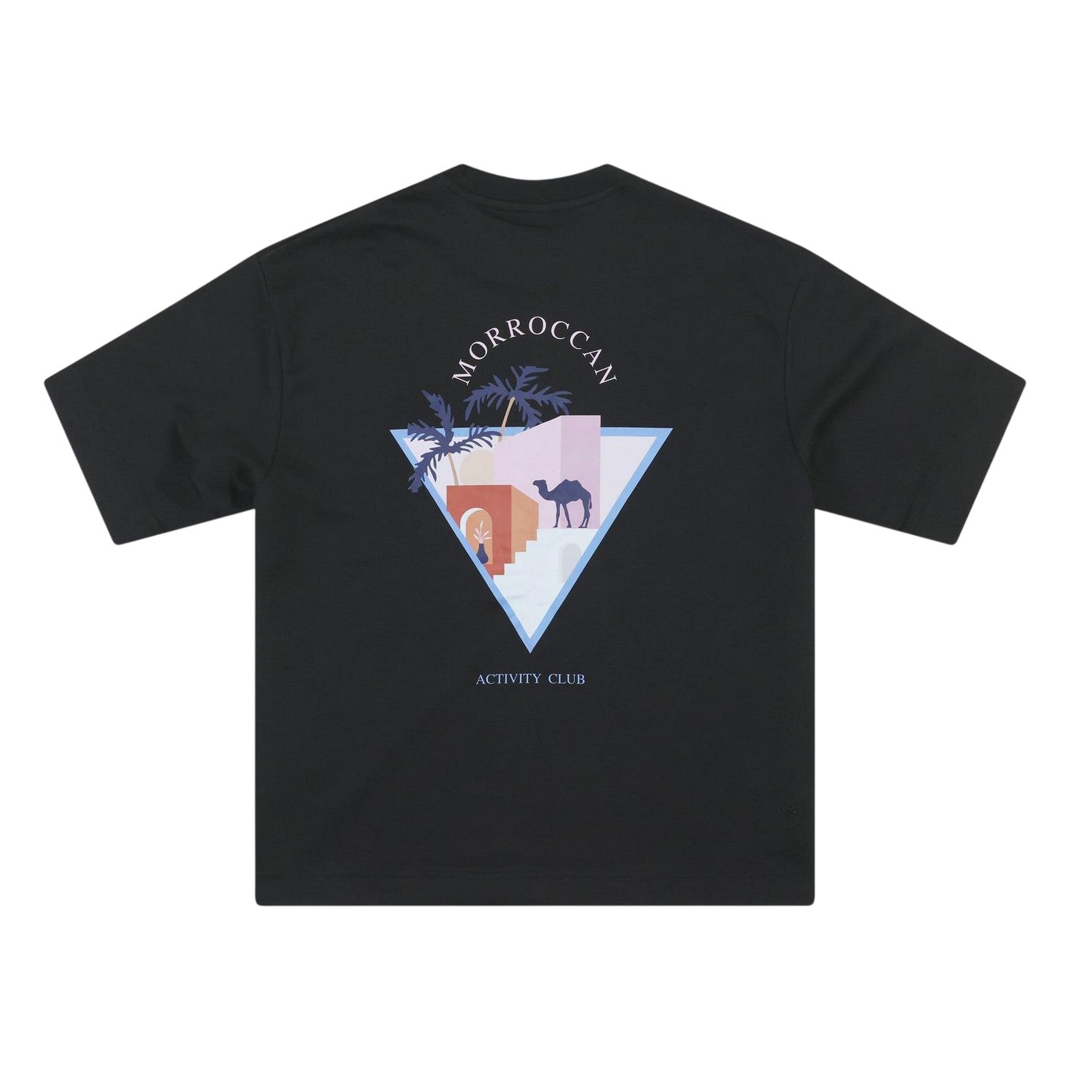 Black - Back - London Mens Morroccan Activity T-Shirt