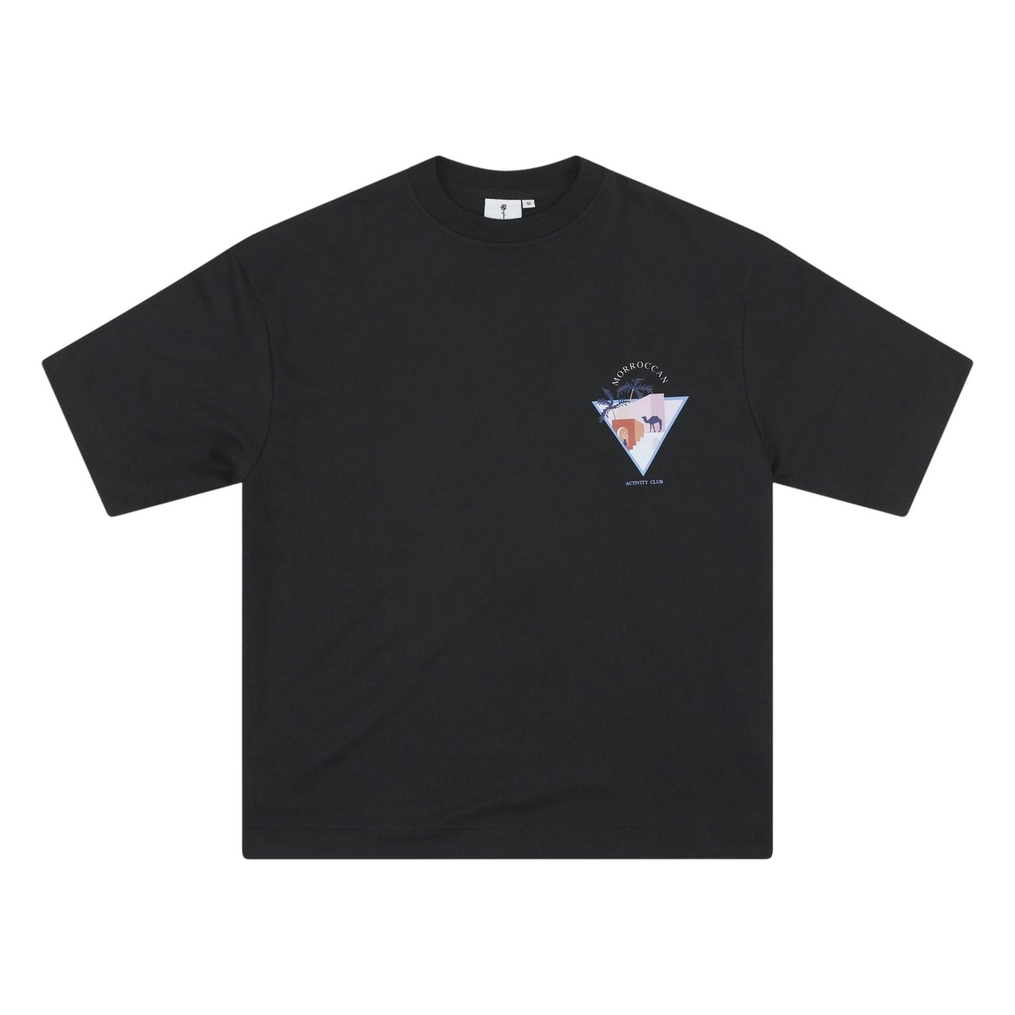 Black - Front - London Mens Morroccan Activity T-Shirt
