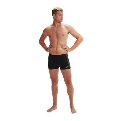 Black-White - Lifestyle - Speedo Mens Hyperboom Aquashort Swim Shorts
