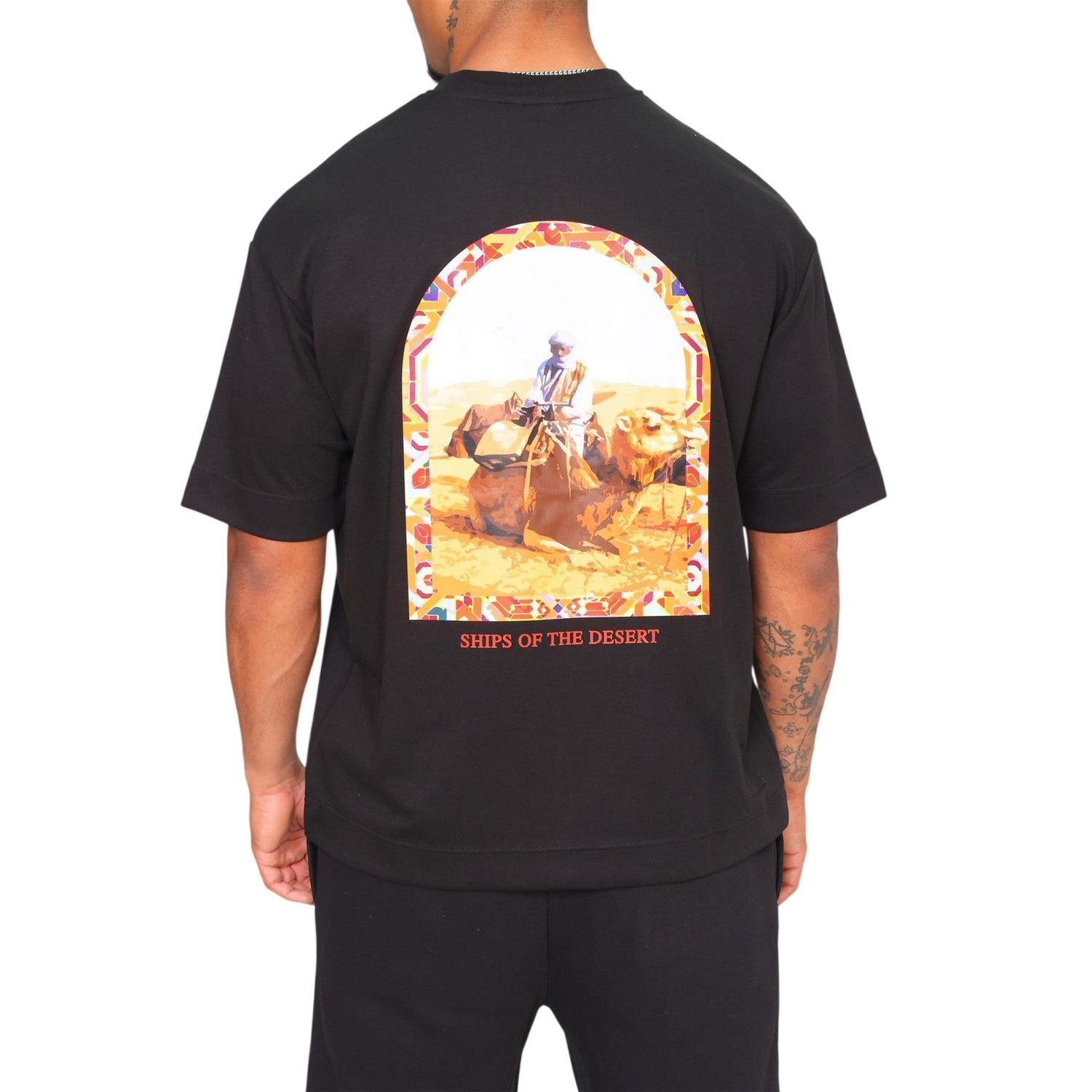 Black - Lifestyle - London Mens Ships Of The Desert T-Shirt