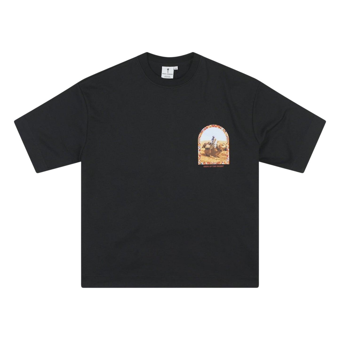 Black - Front - London Mens Ships Of The Desert T-Shirt