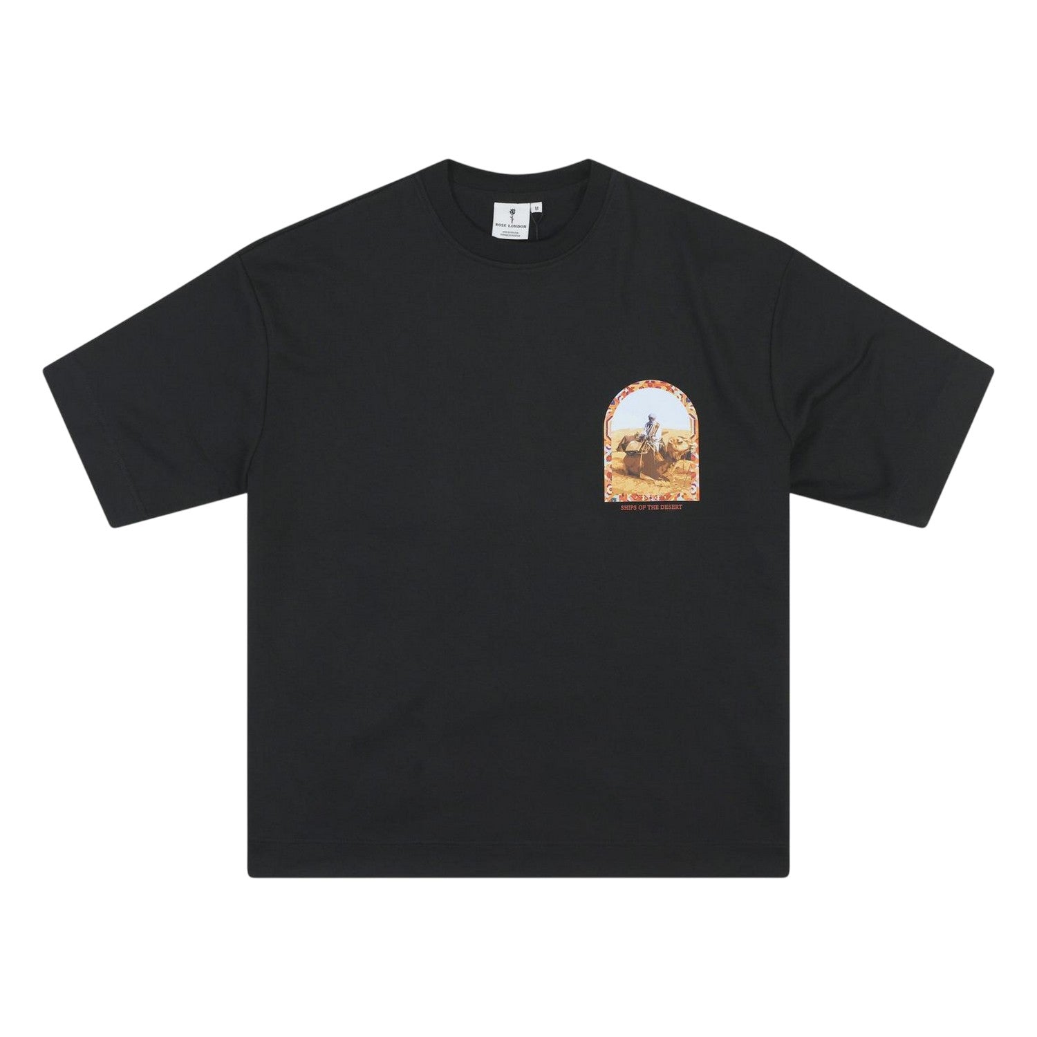 Black - Front - London Mens Ships Of The Desert T-Shirt