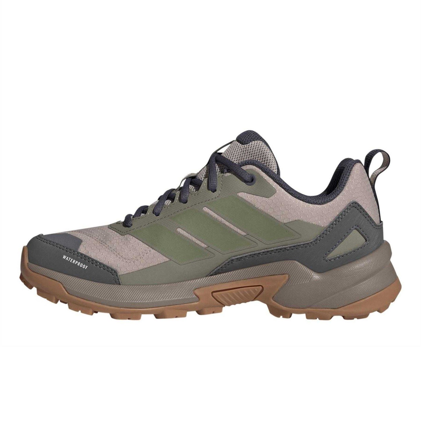 Taupe-Green Clay - Side - Adidas Womens-Ladies Terrex Eastrail Hiking Boots