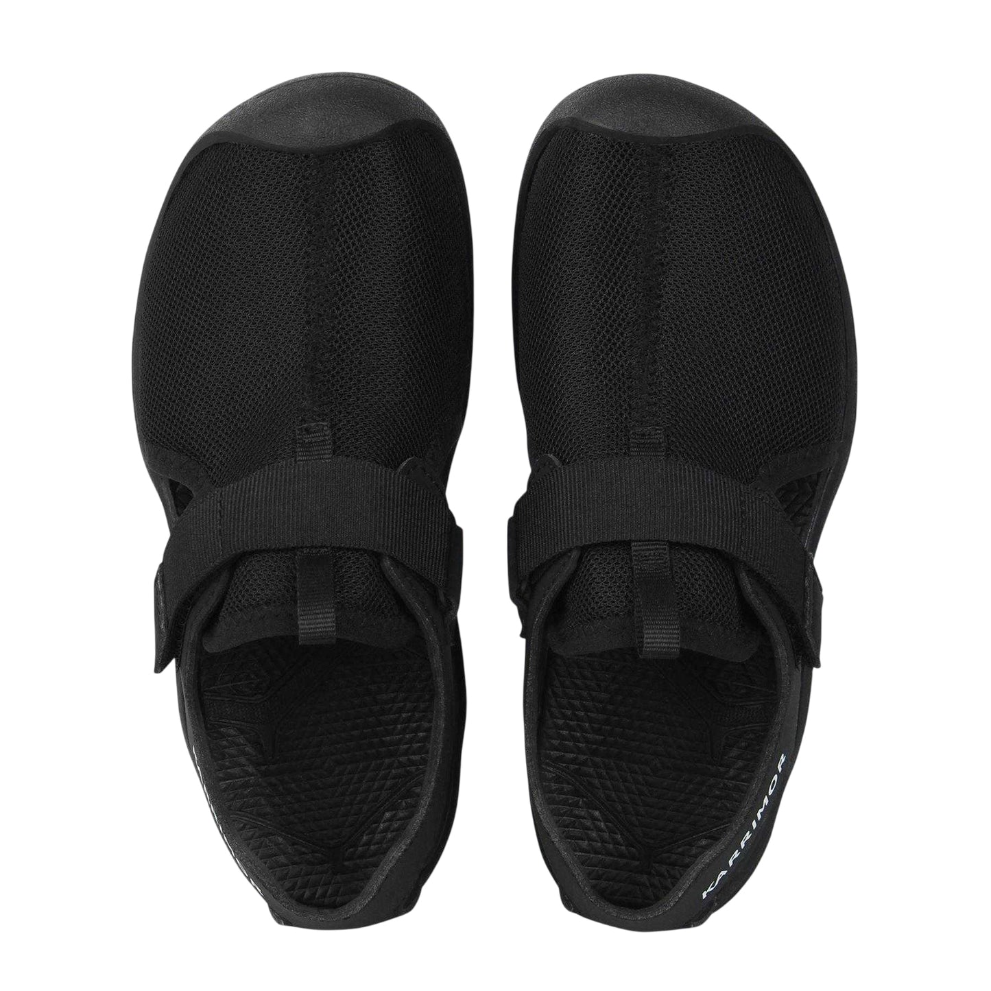 Black - Side - Karrimor Childrens-Kids Ravine Logo Sandals