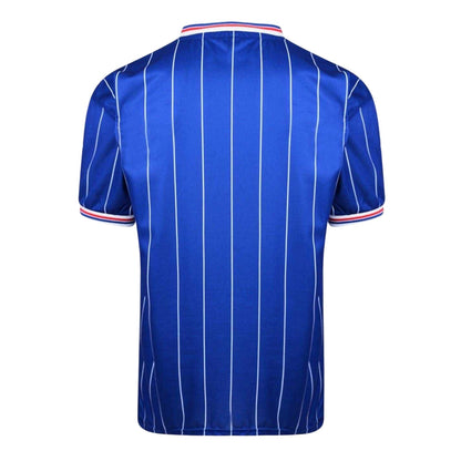 Blue - Back - Score Draw Unisex Adult Rangers FC T-Shirt