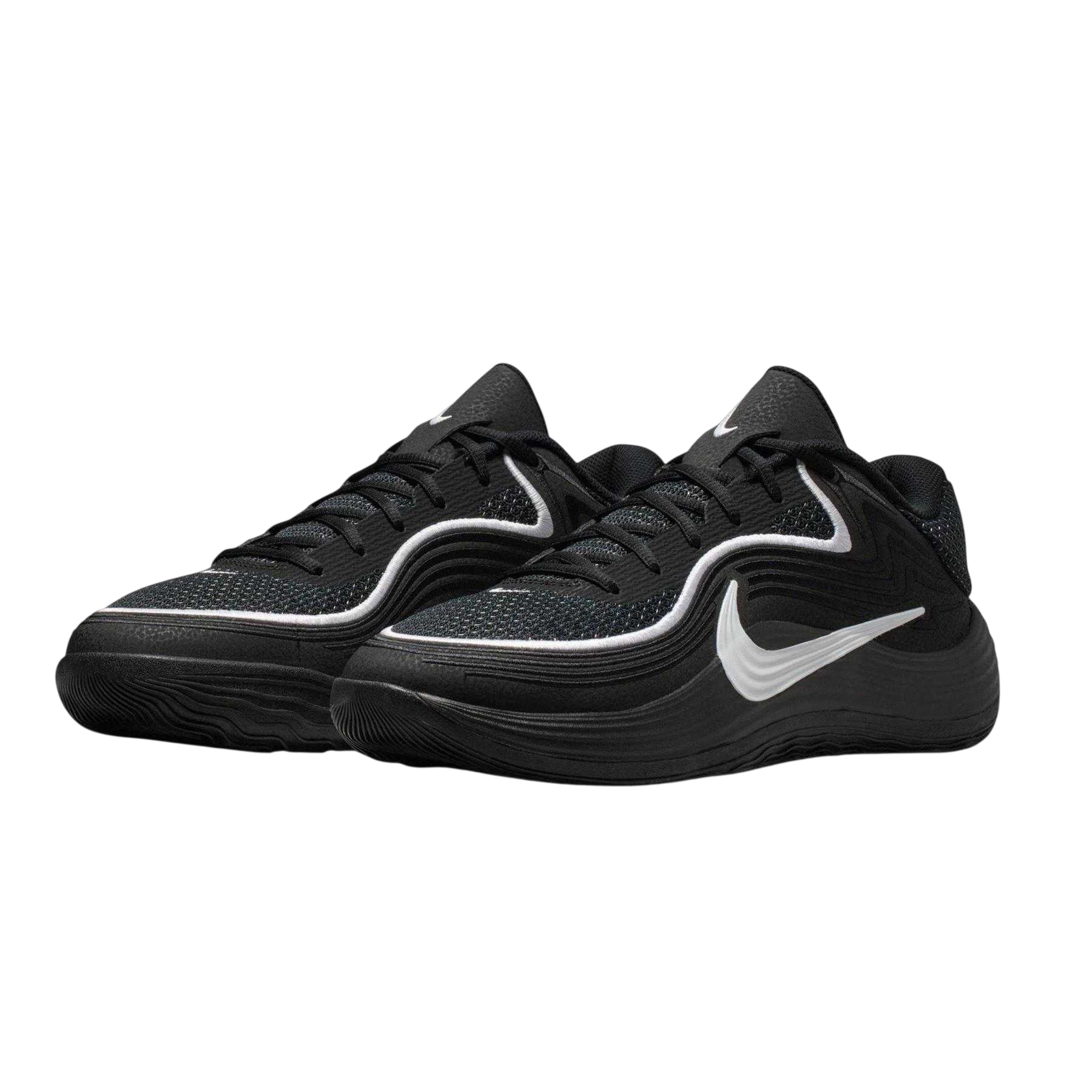 Black-White - Lifestyle - Nike Mens Logo Basketball Shoes
