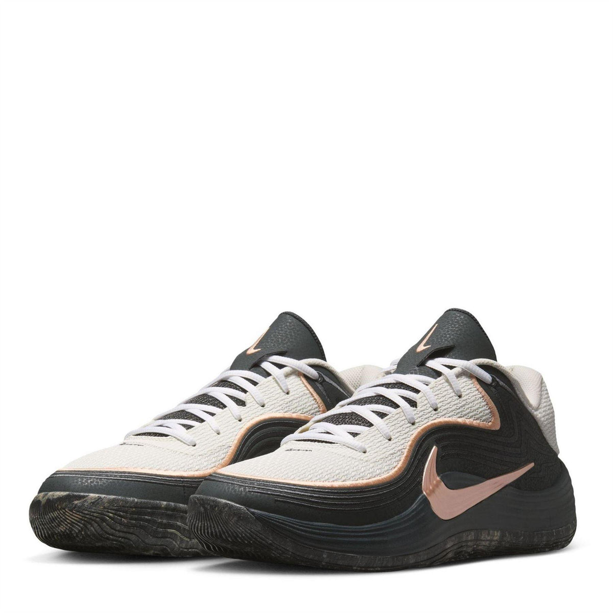 Grey-Sunset - Lifestyle - Nike Mens Logo Basketball Shoes