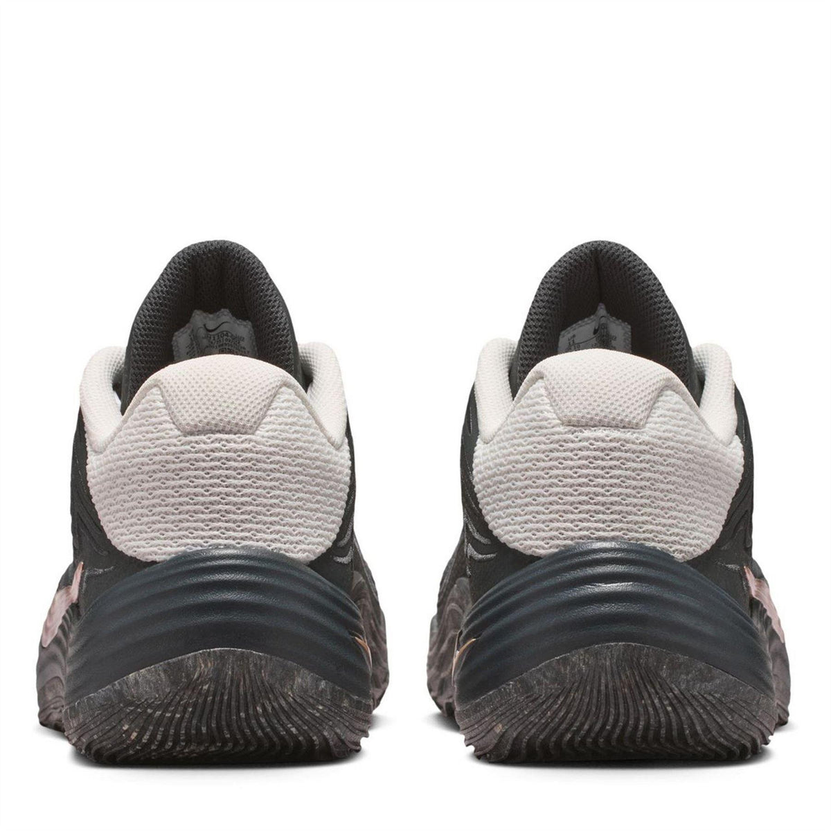 Grey-Sunset - Pack Shot - Nike Mens Logo Basketball Shoes