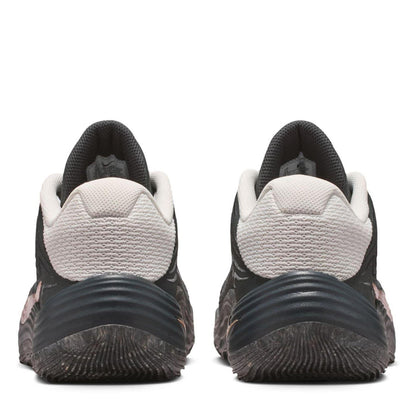 Grey-Sunset - Pack Shot - Nike Mens Logo Basketball Shoes