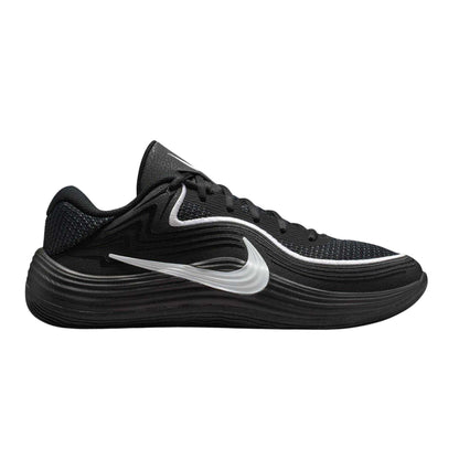 Black-White - Front - Nike Mens Logo Basketball Shoes
