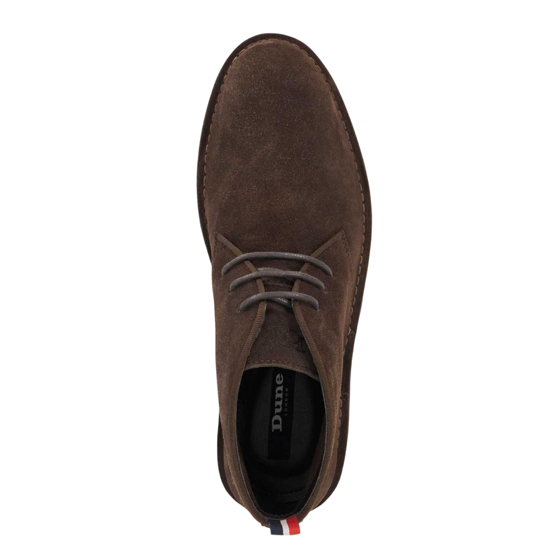 Brown - Lifestyle - Dune London Mens Creed Leather Lace Up Chukka Boots