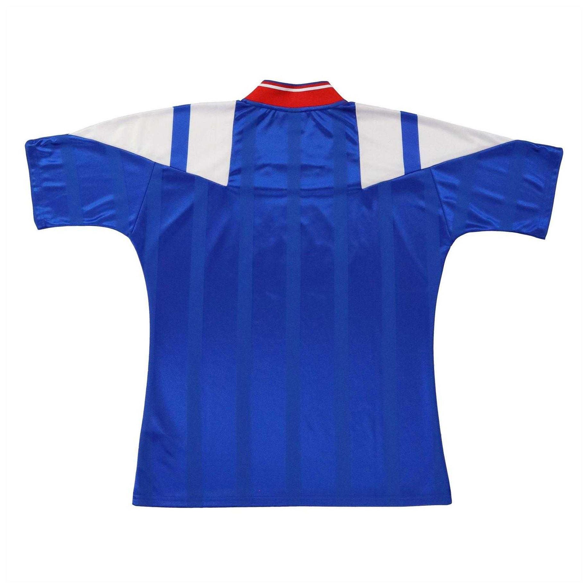 Blue-White - Back - Rangers FC Mens Retro Football Shirt