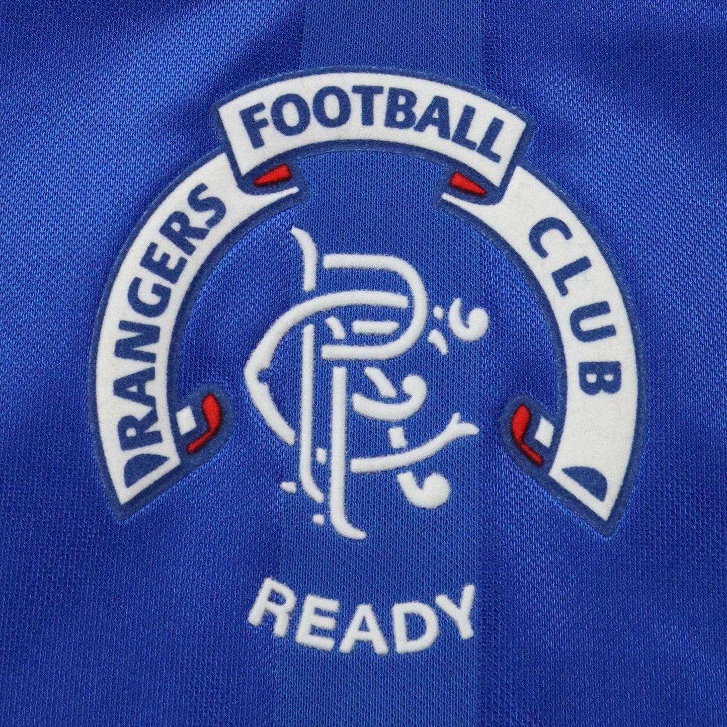 Blue-White - Side - Rangers FC Mens Retro Football Shirt