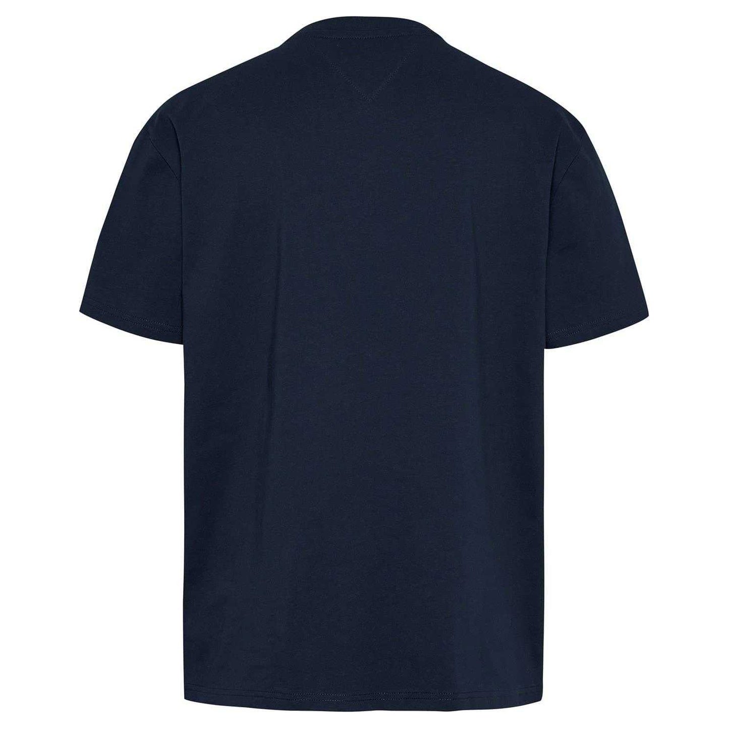 Night Navy - Back - Tommy Jeans Mens Linear Logo Regular T-Shirt