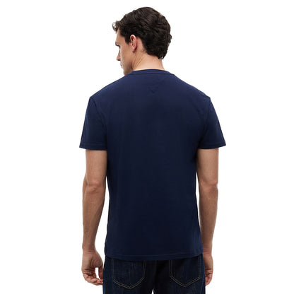 Night Navy - Pack Shot - Tommy Jeans Mens Linear Logo Regular T-Shirt
