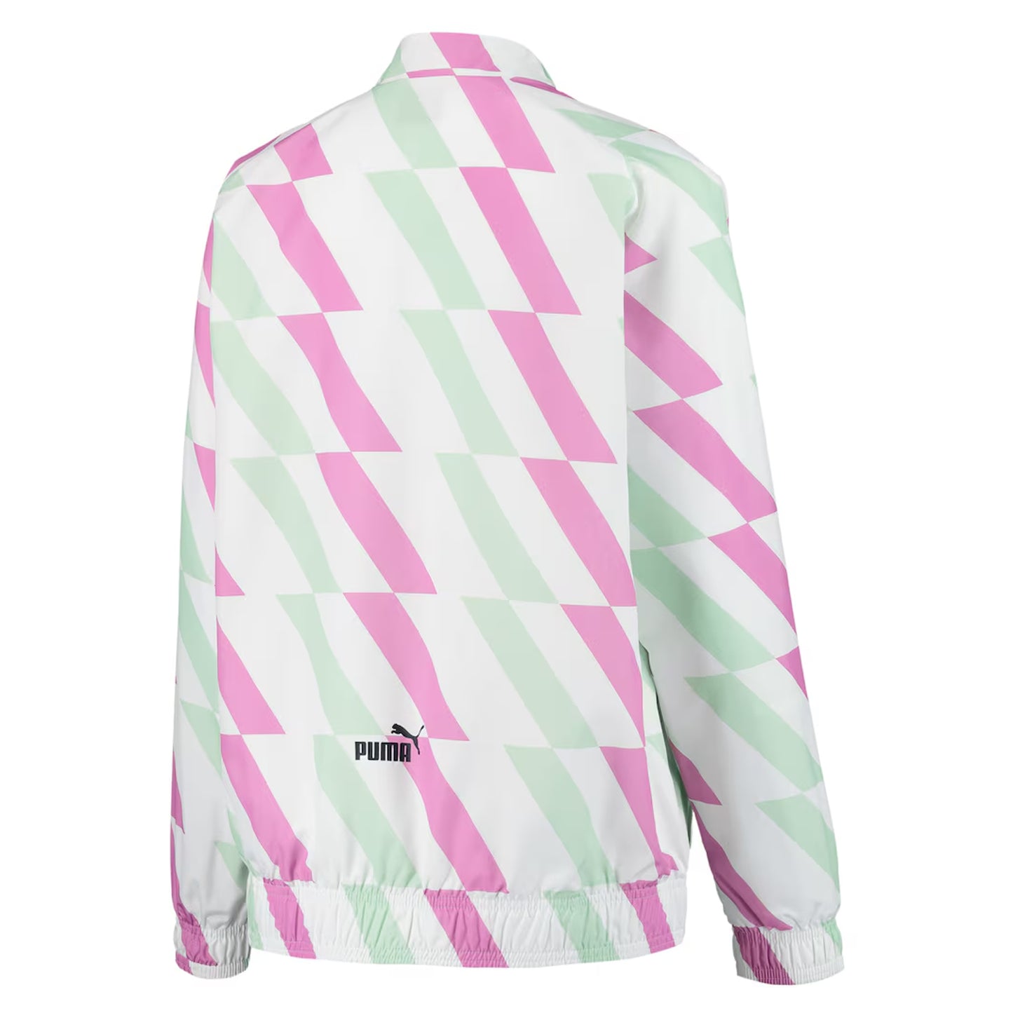 Puma White - Back - Puma Womens-Ladies Prematch Manchester City FC Jacket
