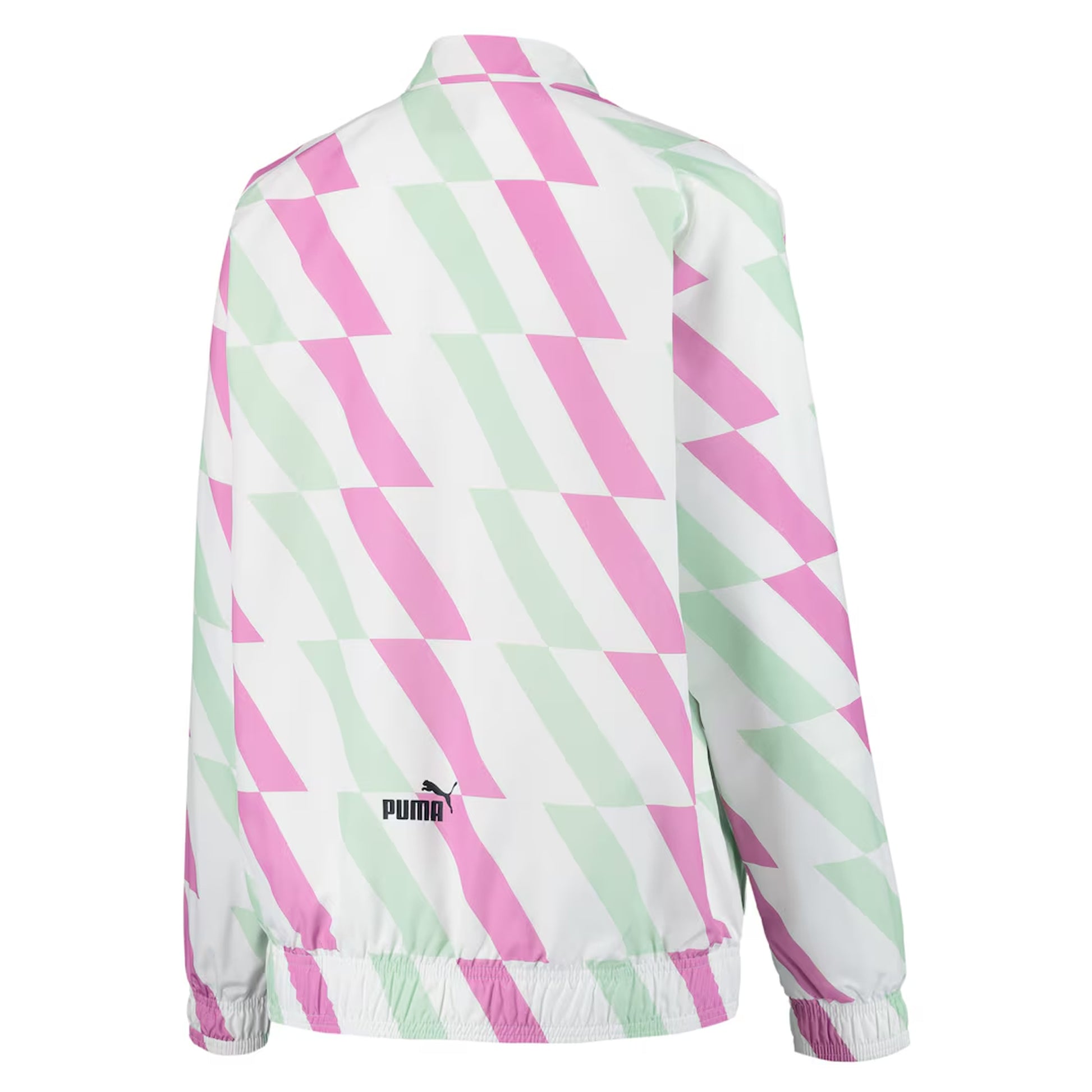 Puma White - Back - Puma Womens-Ladies Prematch Manchester City FC Jacket