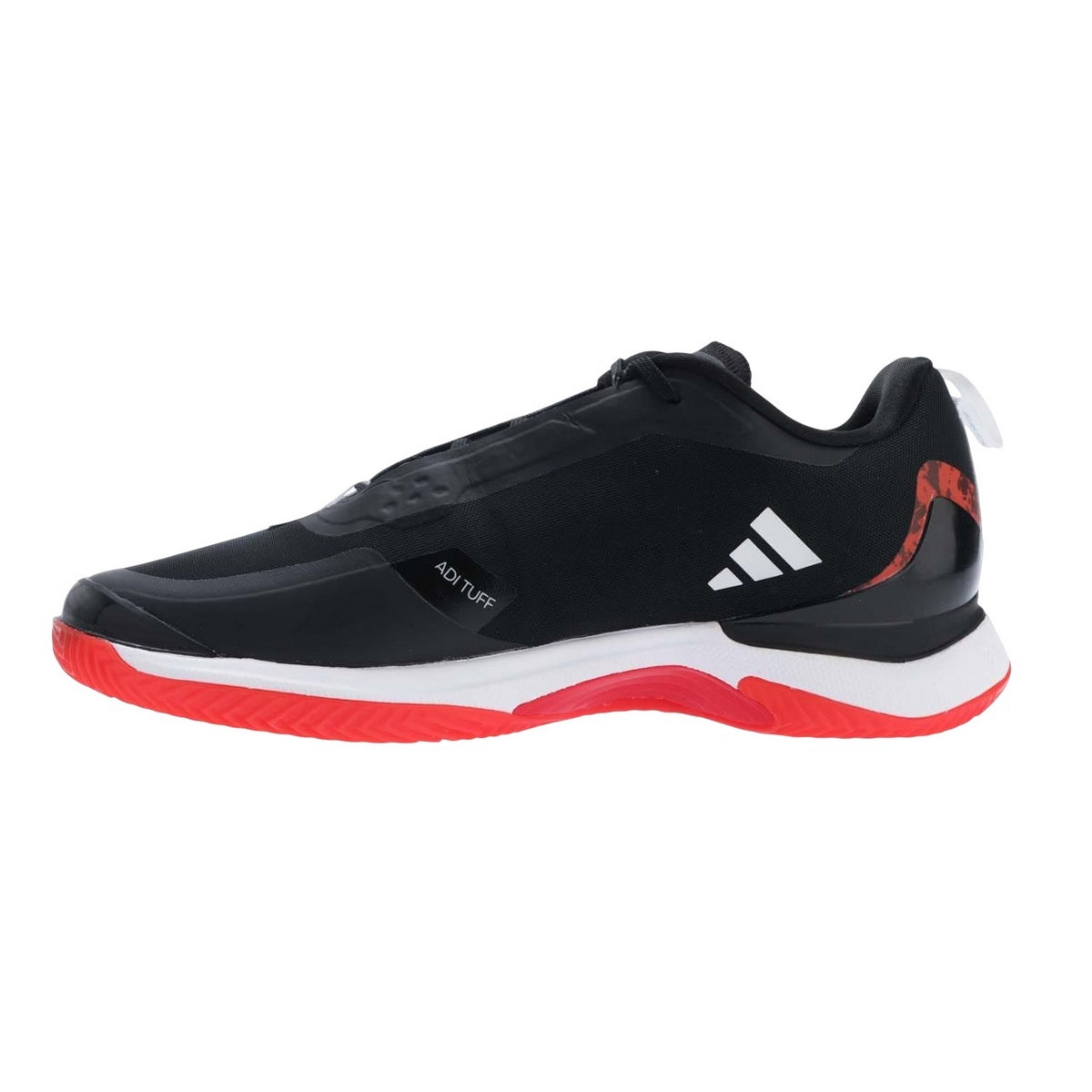Black - Pack Shot - Adidas Womens-Ladies Avacourt Clay Bottom Tennis Shoes