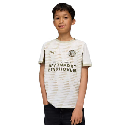 White-Dust - Side - PSV Eindhoven Childrens-Kids 25-26 Puma Third Jersey