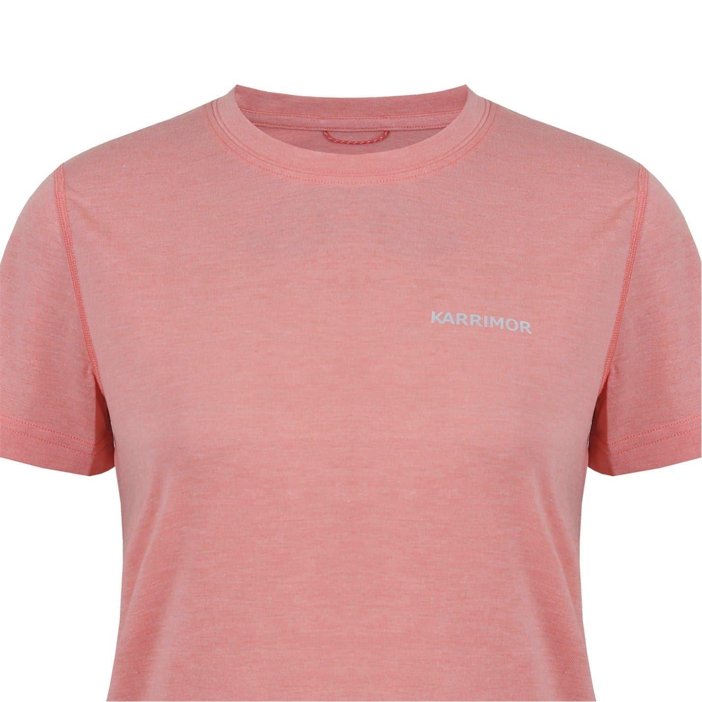 Light Blue - Side - Karrimor Womens-Ladies Tech Crew Neck T-Shirt