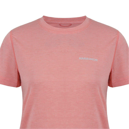 Light Blue - Side - Karrimor Womens-Ladies Tech Crew Neck T-Shirt