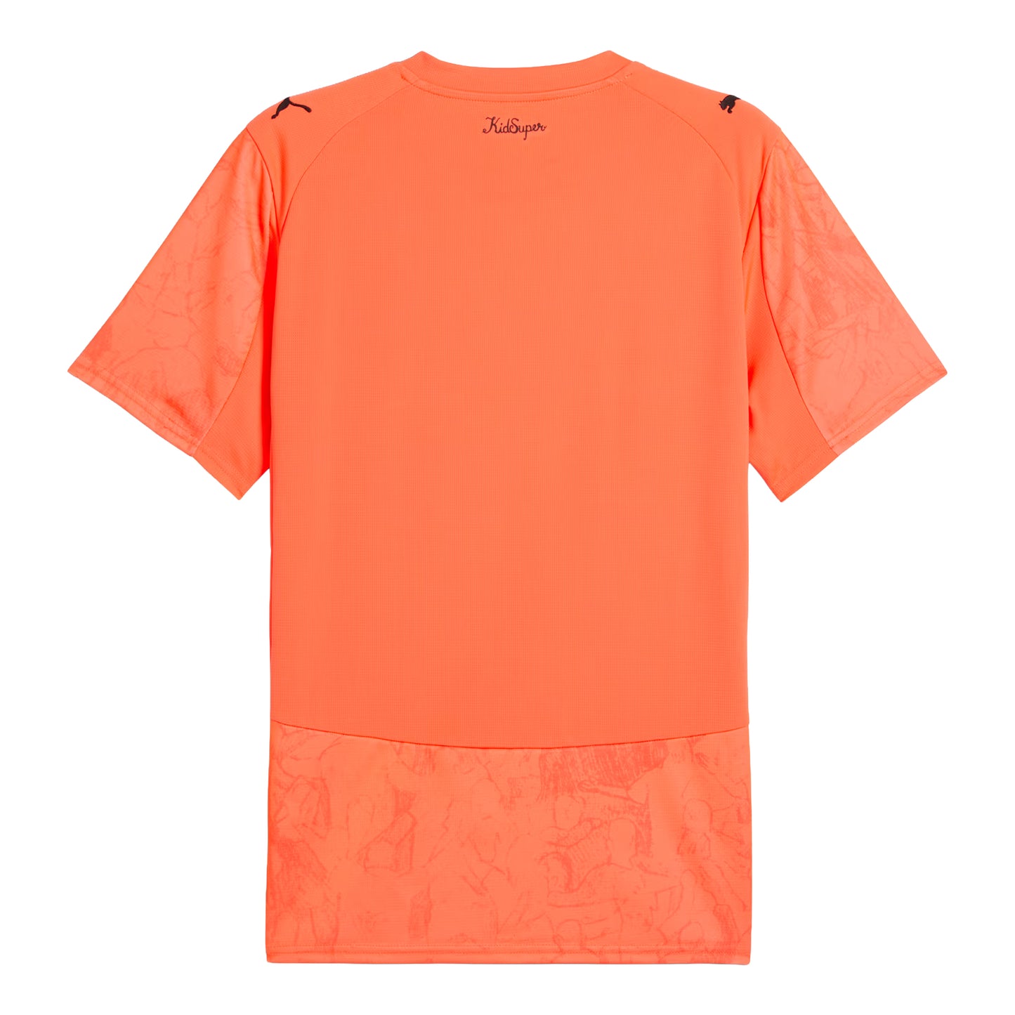 Neon Orange - Back - Manchester City FC Unisex Adult 25-26 Puma Goalkeeper Jersey